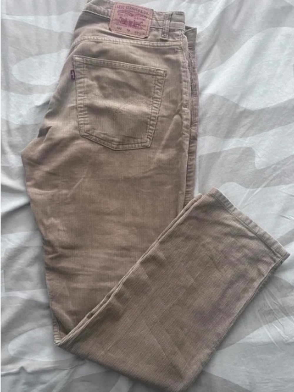 Levi's Women's Light Beige Corduroy Skinny Jeans